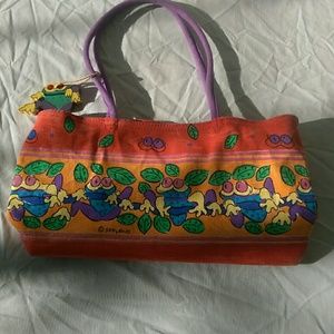 Sally Huss cotton shoulder bag